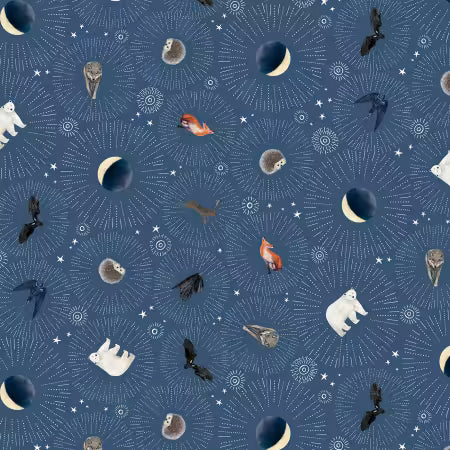 "COSMIC BURSTS" Celestial Seasons by P & B Textiles, Quilt Fabric