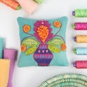"CANNA BLOSSOM PINCUSHION" KIT BY Sue Spargo