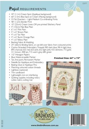 A Letter to My Daughter Quilt Pattern by Birdhouse Patchwork Designs