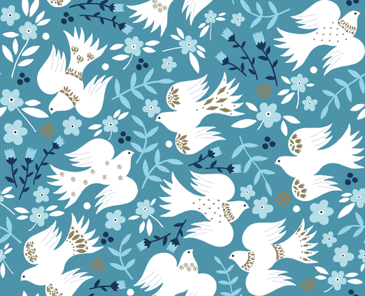 "DOVES" Starlit Hollow Christmas Collection by Mia Presley Designs