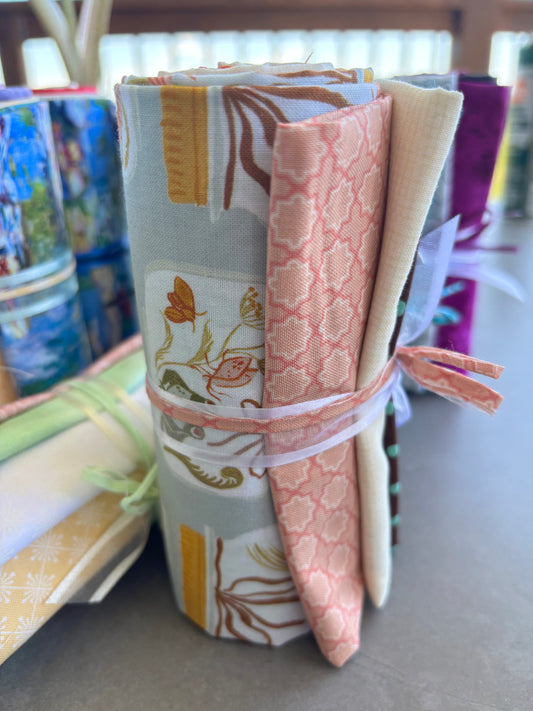 "MASON JARS - Toads" - Curated Fat 1/4 Bundle (5)