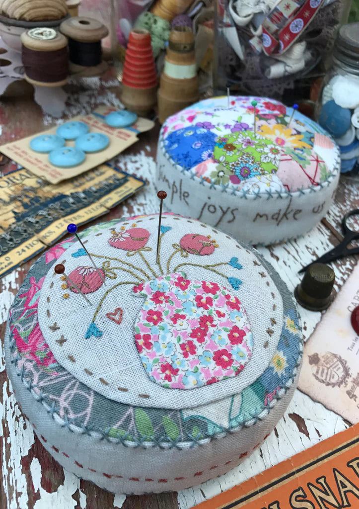 Simple Joys Pincushion Pattern by Hatched and Patched