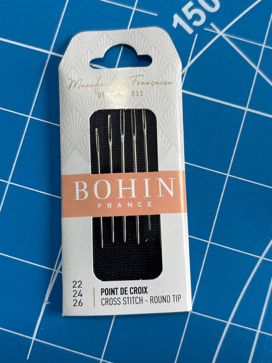 BOHIN Cross Stitch Needle - Round Tip