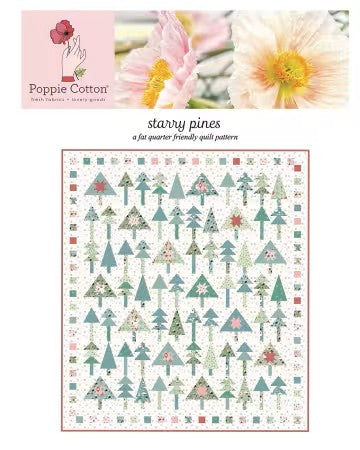 "STARRY PINES" Quilt Pattern by Poppy Cotton