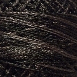 H212 - Faded Brown, Valdani Perle Cotton 8, Variegated