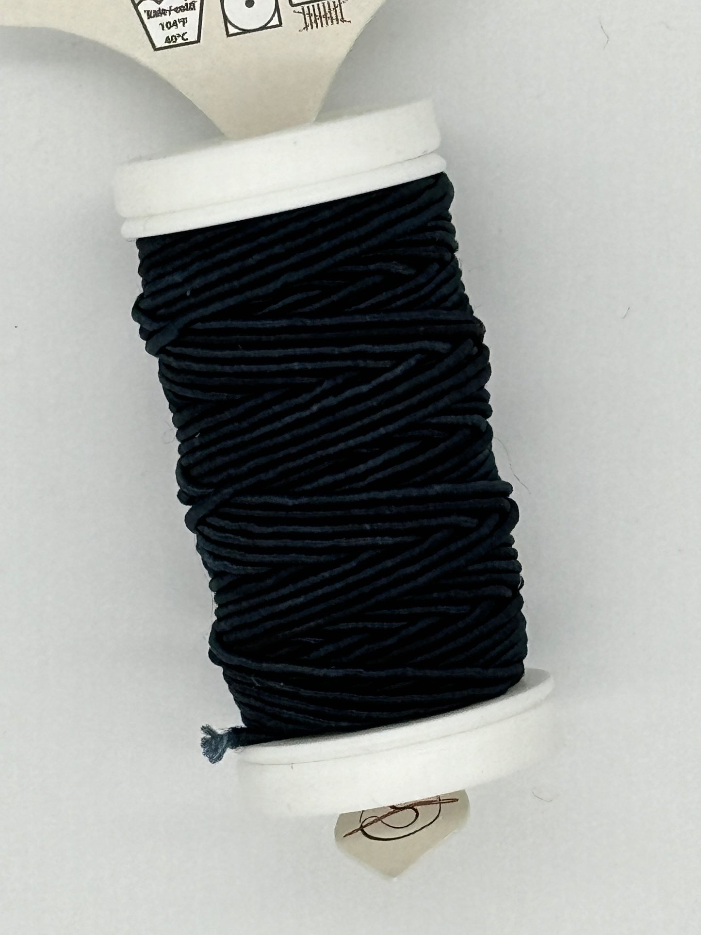 Gimp or Rayon Cord Hand Dyed by Tentakulum Painters Threads in EBONY