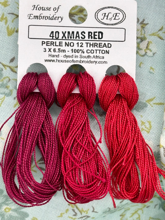 PC12 HofE - #40 Xmas Red - The Needle & Thread Emporium