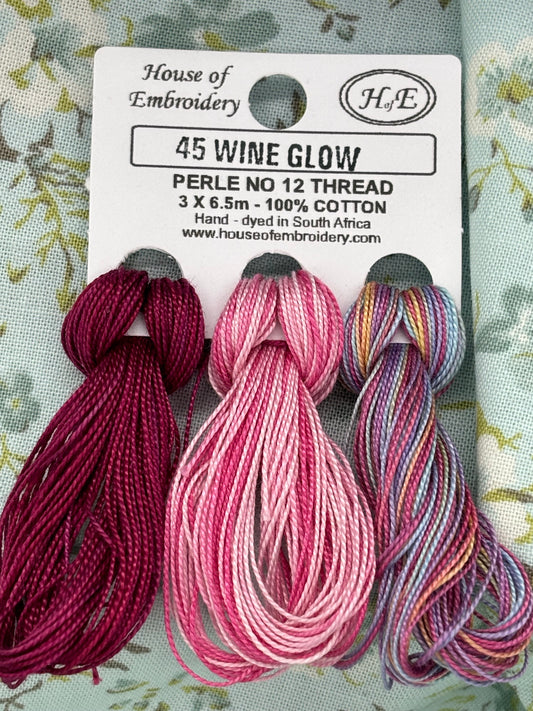 PC12 HofE - #45 Wine Glow - The Needle & Thread Emporium