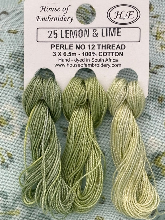 PC12 HofE #25 Lemon & Lime - The Needle & Thread Emporium