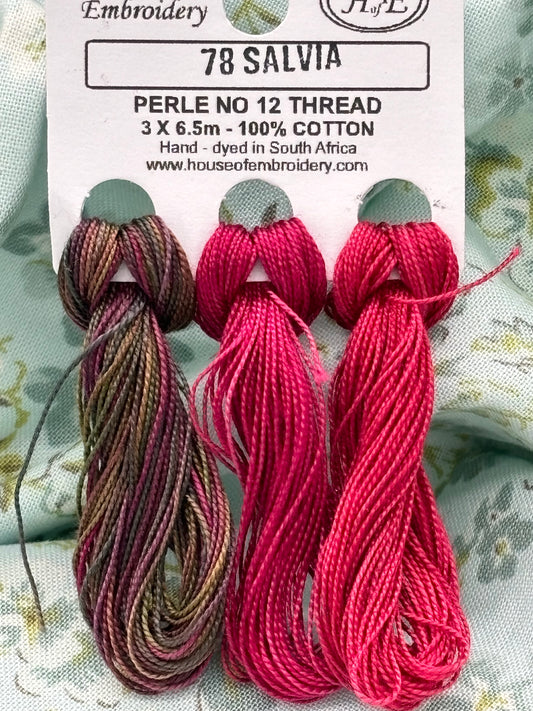 PC12 HofE #78 Salvia - The Needle & Thread Emporium