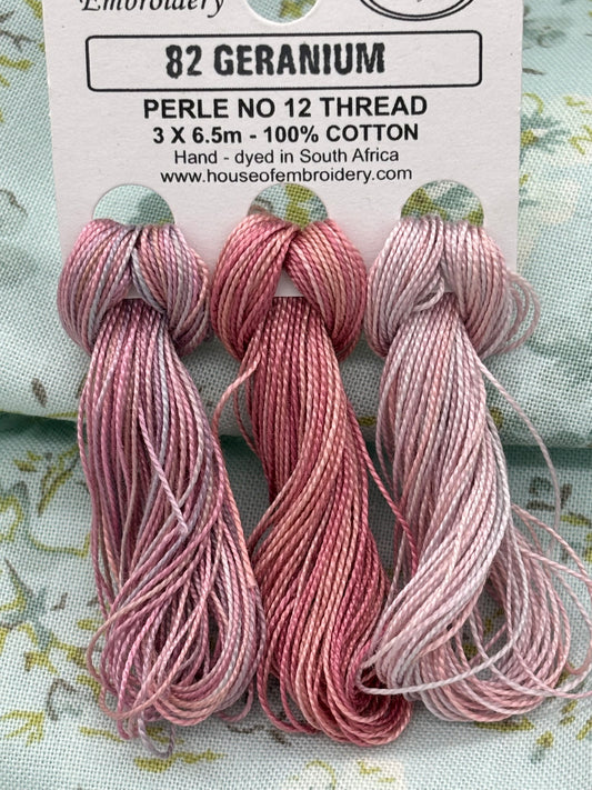 PC12 HofE #82 Geranium - The Needle & Thread Emporium