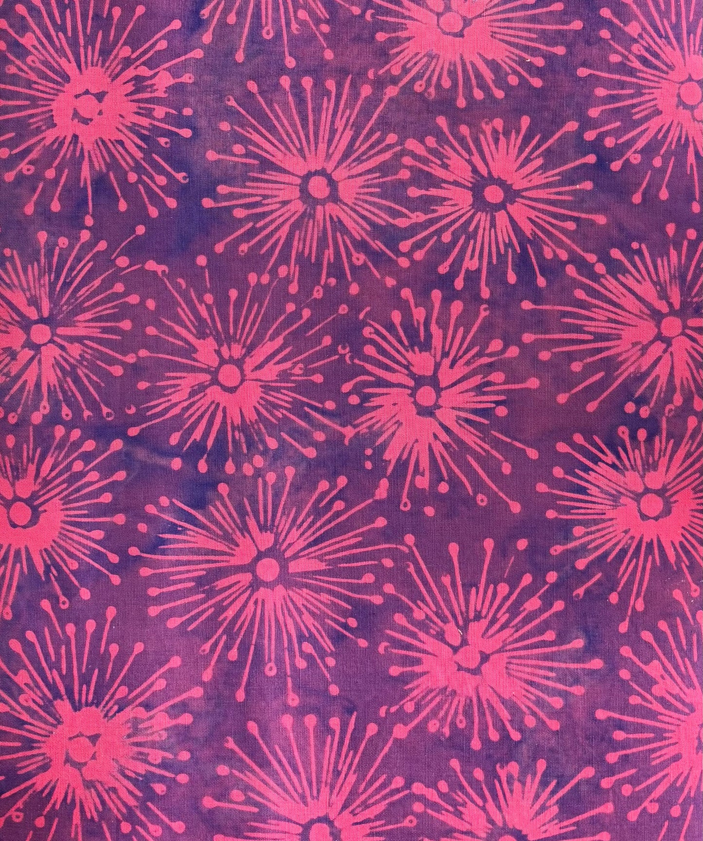 BATIK- Purple & Hot Pink Bursts