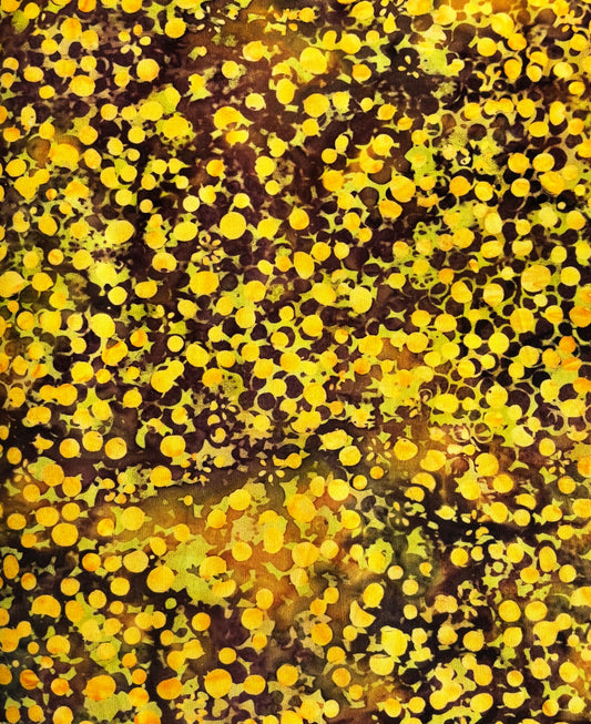 Batik - Brown w/ Gold