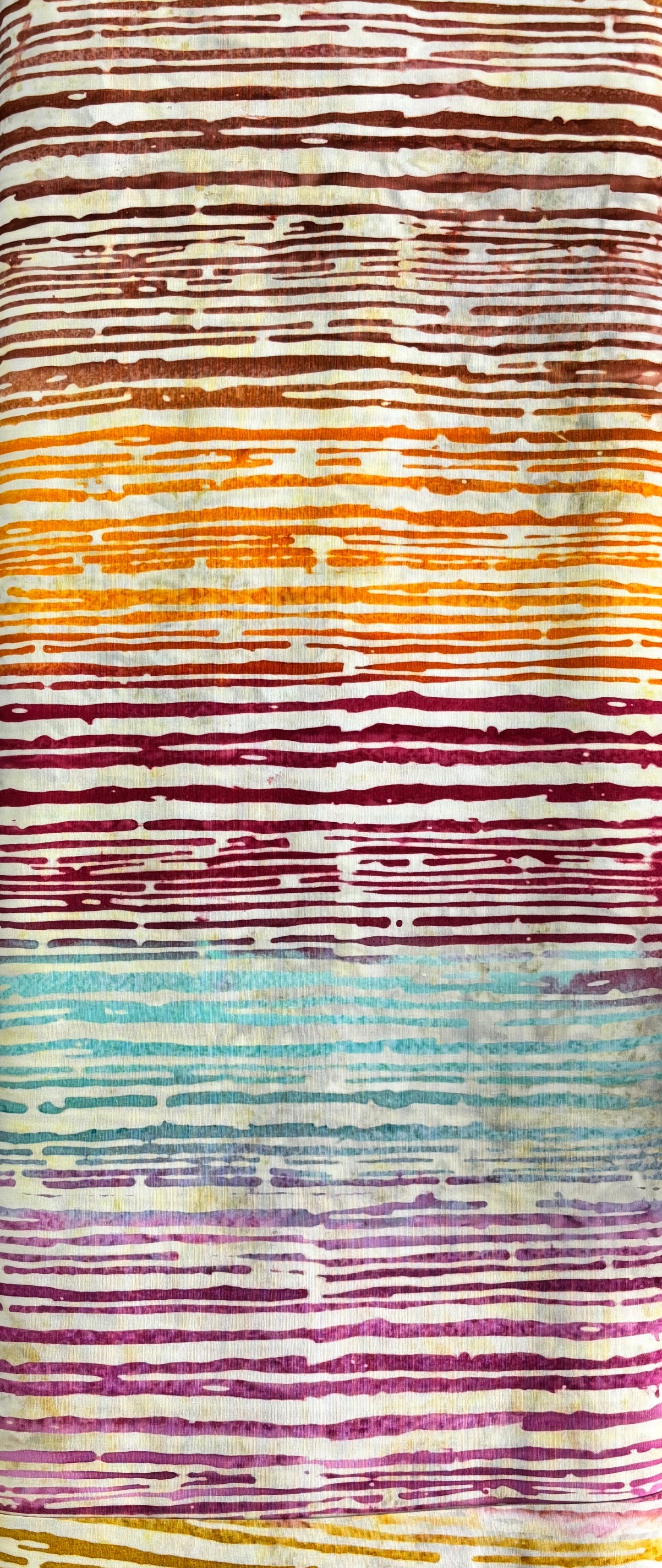 BATIK: Multi-Coloured Stripe