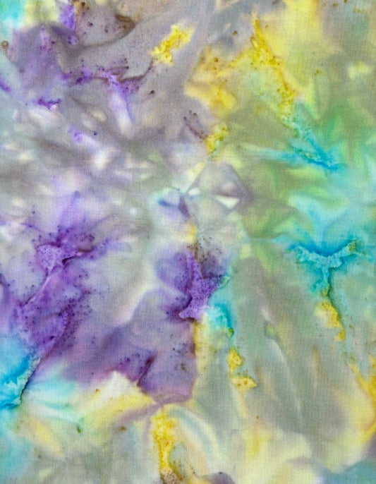 BATIK - Watercolour Multi Colour - Blue, Pink, Yellow