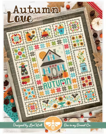 Autumn Love Cross Stitch Pattern by Lori Holt for Its Sew Emma