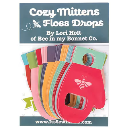 Cozy Mittens Floss Drops, It's Sew Emma, Lori Holt of Bee in my Bonnet Co, Embroidery Floss