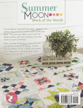 Summer Moon a Sampler Quilt Book by Carrie Nelson for It's Sew Emma