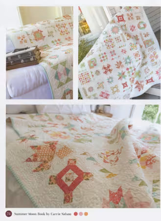 Summer Moon a Sampler Quilt Book by Carrie Nelson for It's Sew Emma