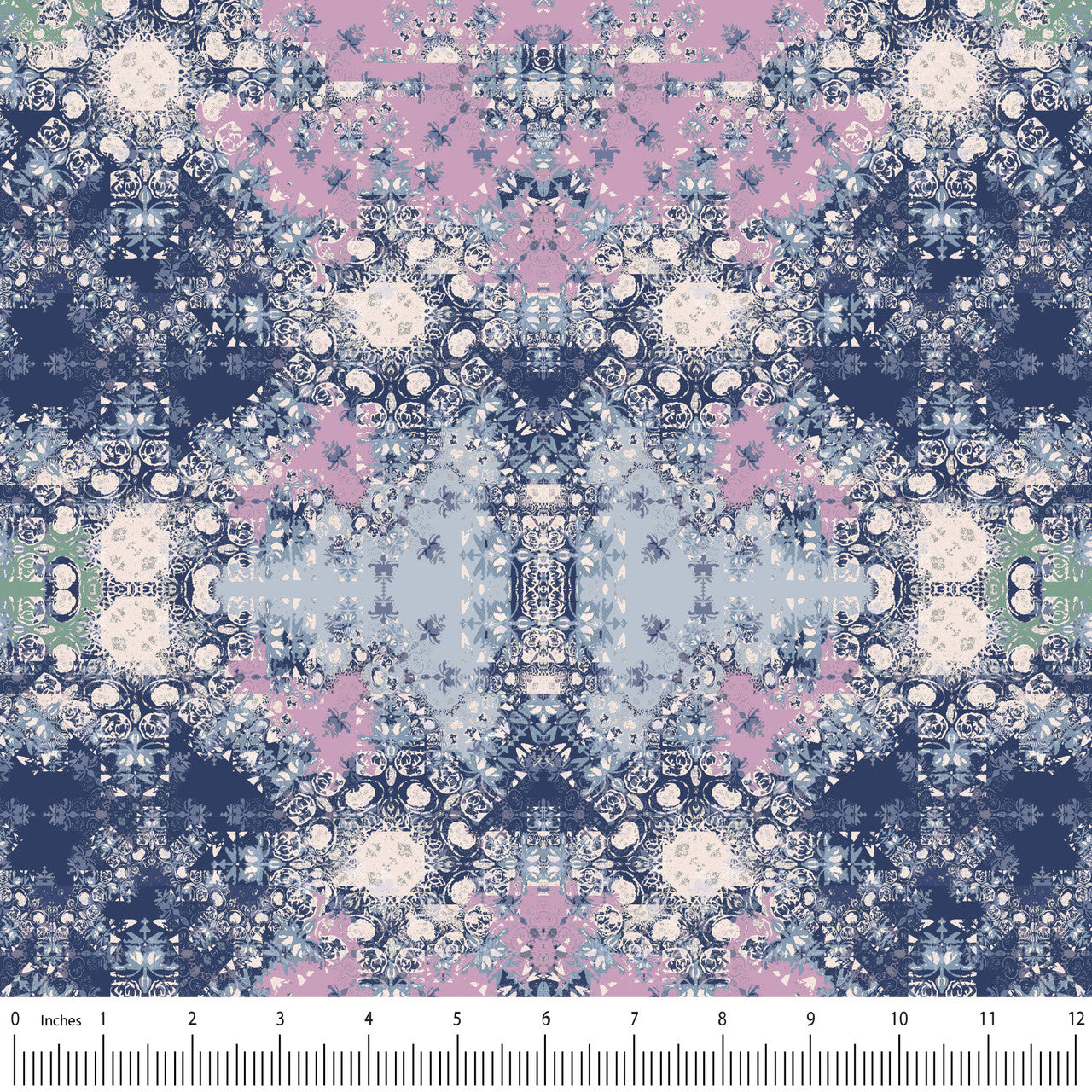 "ICE FOREST" Polar Kingdom Collection, Mia Presley Designs, 100% Cotton