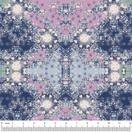 "ICE FOREST" Polar Kingdom Collection, Mia Presley Designs, 100% Cotton