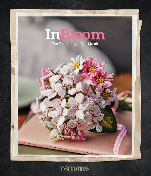 IN BLOOM, The Embroidery of Ana Mallah, Inspirations Book, Embroidery