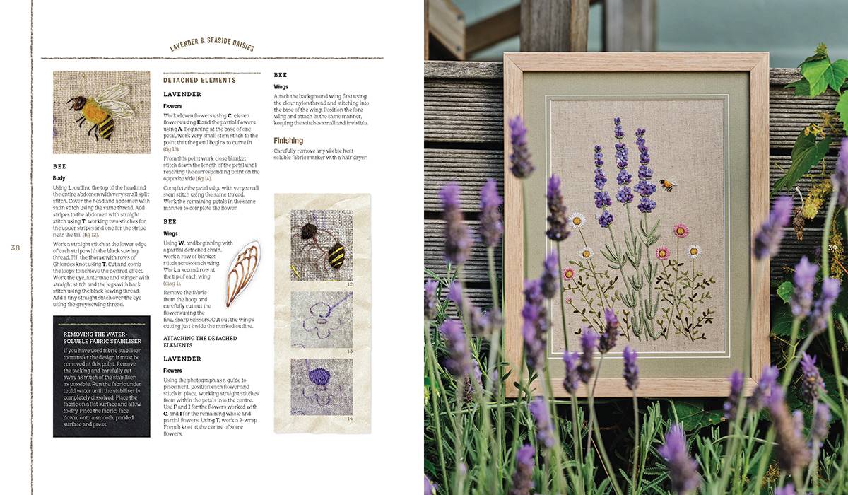 IN BLOOM, The Embroidery of Ana Mallah, Inspirations Book, Embroidery
