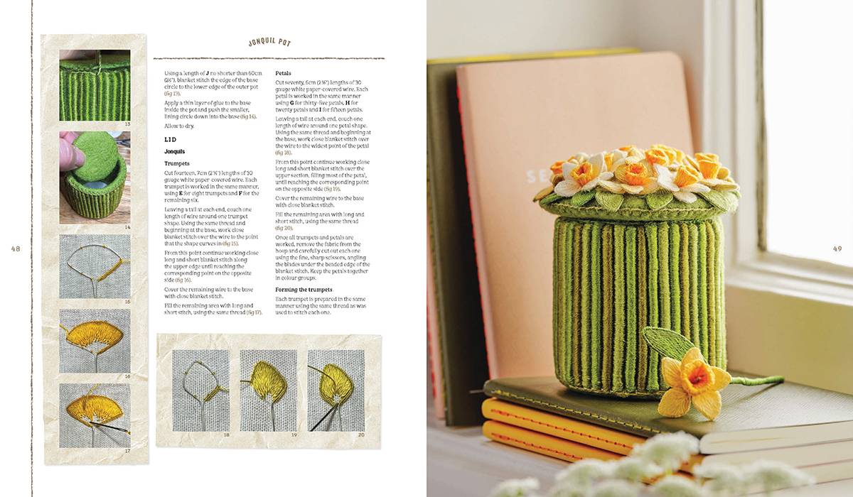 IN BLOOM, The Embroidery of Ana Mallah, Inspirations Book, Embroidery