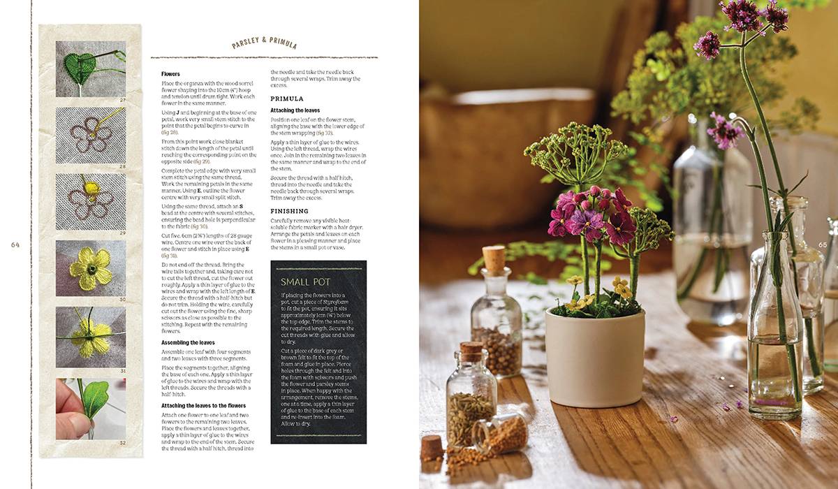 IN BLOOM, The Embroidery of Ana Mallah, Inspirations Book, Embroidery