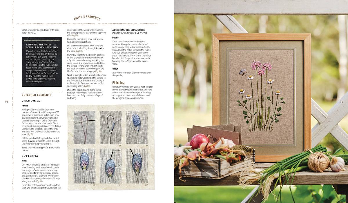 IN BLOOM, The Embroidery of Ana Mallah, Inspirations Book, Embroidery
