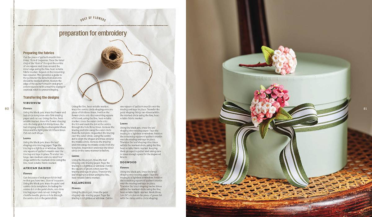 IN BLOOM, The Embroidery of Ana Mallah, Inspirations Book, Embroidery
