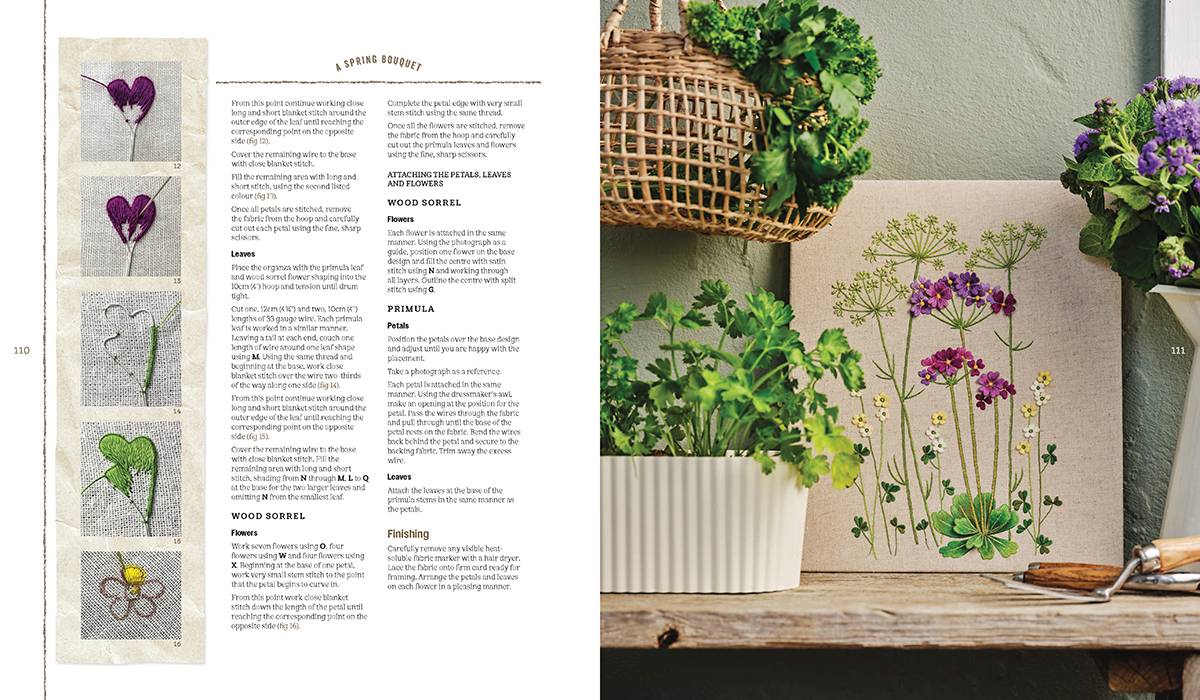 IN BLOOM, The Embroidery of Ana Mallah, Inspirations Book, Embroidery