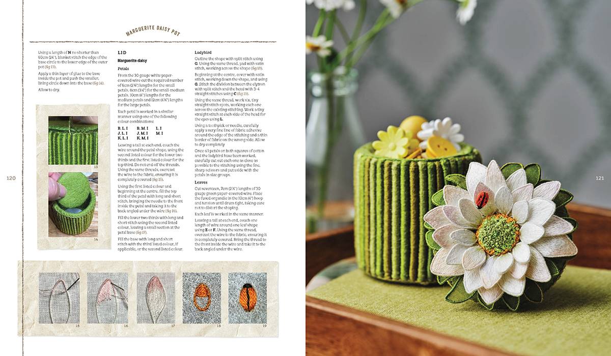 IN BLOOM, The Embroidery of Ana Mallah, Inspirations Book, Embroidery