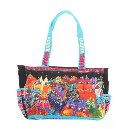 LAUREL BURCH Medium Tote Fantasticats, Retreat Bag,