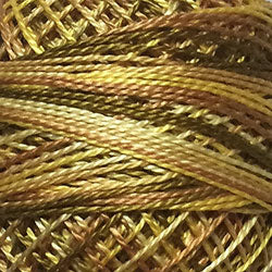 M81 - BACKYARD HONEYCOMB, Valdani Perle Cotton 8, Variegated