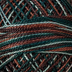 M83 - MINT JULIP, Valdani Perle Cotton 8, Variegated