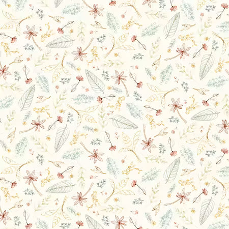 Tossed Leaves, Mini Menagerie Collection by P&B Textiles by Audrey Jeanne Roberts Collection