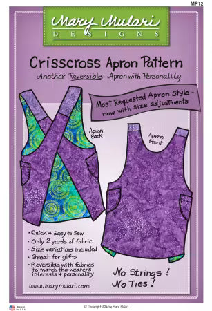 Criss Cross Apron Pattern by Mary Mulari