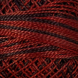 O523 - CHERRY BASKET, Valdani Perle Cotton 8 - Variegated