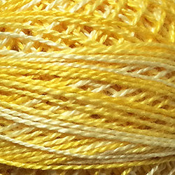 O551 - SUNSHINE, Valdani Perle Cotton 8 - Variegated