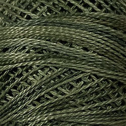 O575 - CRISY LEAF, Valdani Perle Cotton 8, Variegated