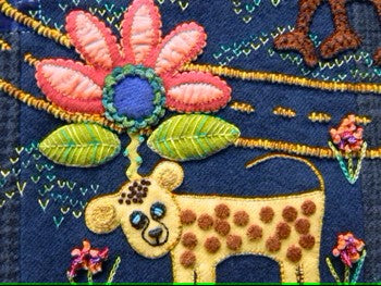 "FOLK-TAILS BOOK" by Sue Spargo, Wool Applique Pattern