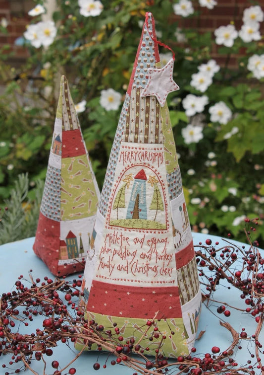 Tree of Christmas Cheer Pattern with Kit by Hatched and Patched, Anni Downs