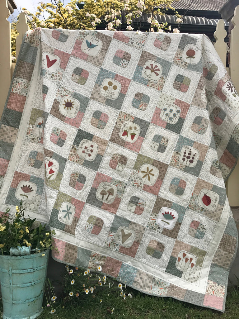 "Market Garden "Quilt Pattern by Hatched & Patched