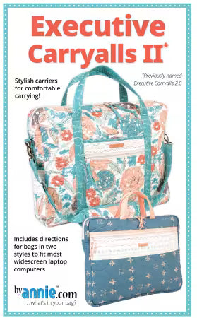 "EXECUTIVE CARRYALLS II" ByAnnie Bag Pattern