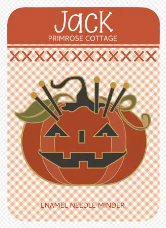 Jack Needle Minder. Pumpkin, Jack-O-Lantern - Primrose Cottage