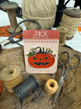 Jack Needle Minder. Pumpkin, Jack-O-Lantern - Primrose Cottage