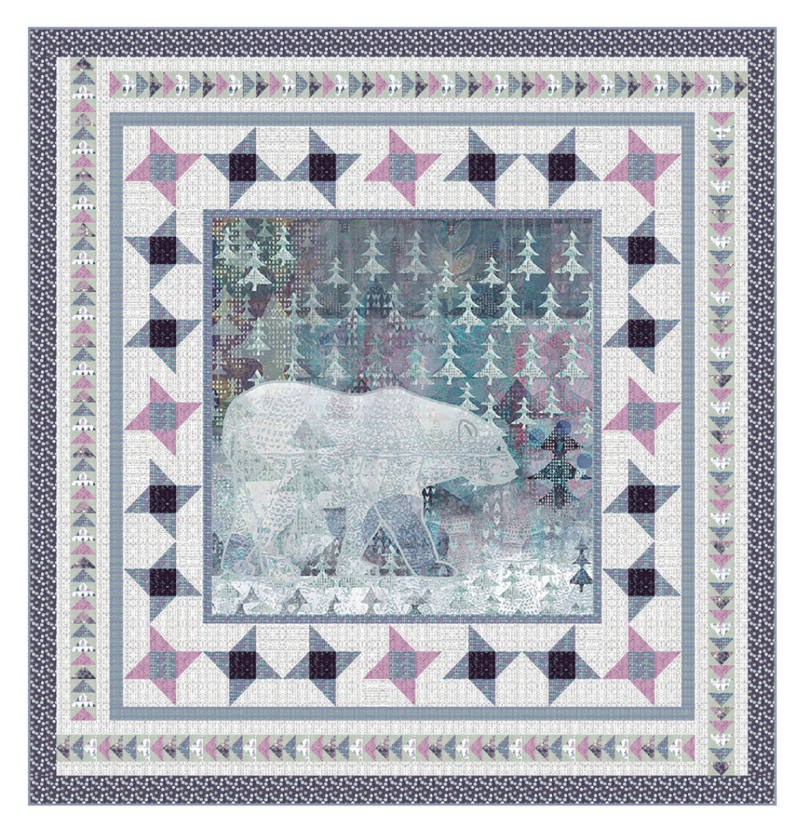Polar Stroll by Skye Thistle Quilts, Quilt Pattern