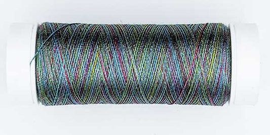 Soie 1302 Surfine(TM), Hand Dyed by Tentakulum Painters Threads in Kandinsky