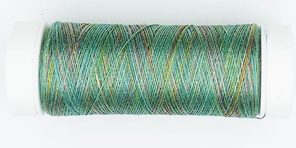 Soie 1302 Surfine(TM), Hand Dyed by Tentakulum Painters Threads in Grandma Moses